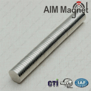 Popular size D 10 x 1 mm n48 neodymium magnet